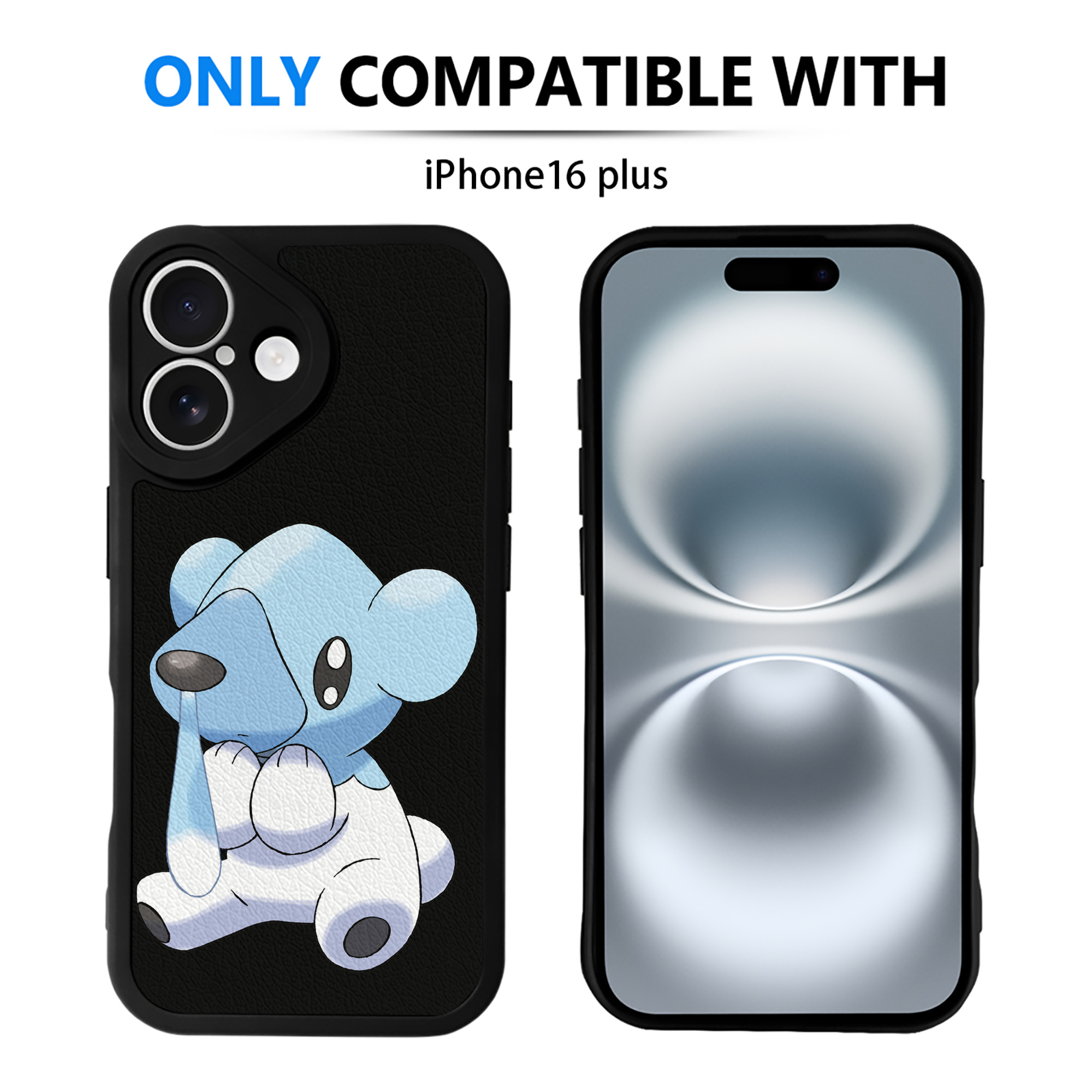 （画像用） ポケットモンスター Pokémon 【iPhone 16シリーズ対応】シリコンスマホケース（レザー調） 材質：シリコン